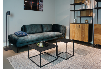 STEEL Sidetable Black 55 x 55 x 35 cm