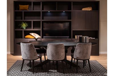 Riva Ovale Eetkamertafel 3 cm dik eiken met Epoxy