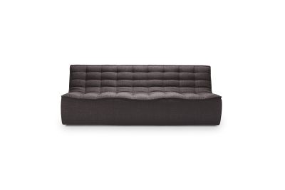 ETHNICRAFT N701 SOFA-3 SEATER-DARK GREY 210x91x76