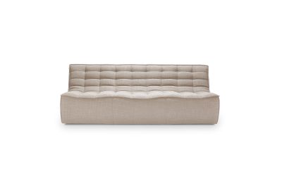 ETHNICRAFT N701 SOFA-3 ZITS-BEIGE 210x91x76
