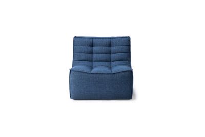 ETHNICRAFT N701 SOFA-1 SEATER-BLUE 80x91x76