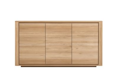 ETHNICRAFT OAK SHADOW SIDEBOARD-3 DOORS 156x45x84