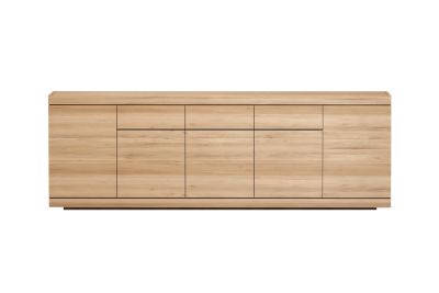 ETHNICRAFT OAK BURGER SIDEBOARD 5 DOORS-3 DRAWERS
