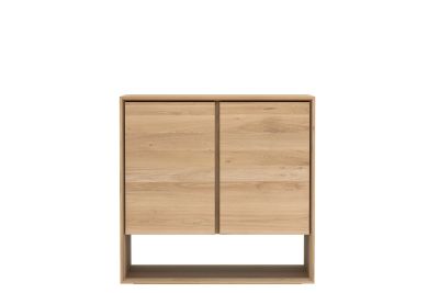 ETHNICRAFT OAK NORDIC SIDEBOARD-2 DOORS 80x40x78