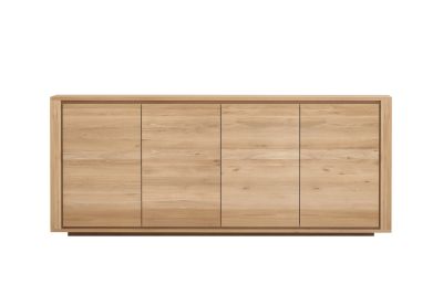 ETHNICRAFT OAK SHADOW SIDEBOARD-4 DOORS 203x45x84