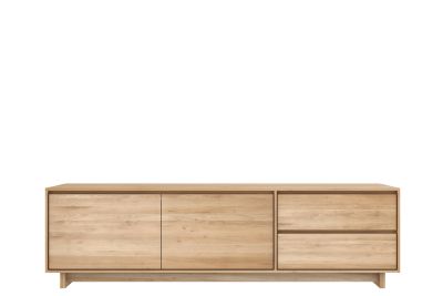 ETHNICRAFT WAVE TV CUPBOARD  3 DOORS-1 DRAWER 210