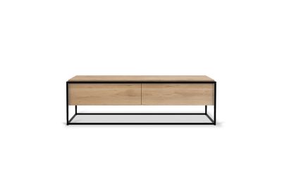 ETHNICRAFT MONOLIT TV CUPBOARD 1 DOOR-1 DRAWER    