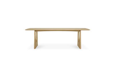 ETHNICRAFT OAK GEOMETRIC DINING TABLE 250x100x76