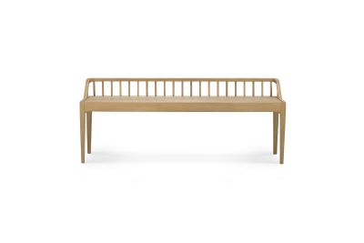 ETHNICRAFT OAK SPINDLE BENCH 150x35x60