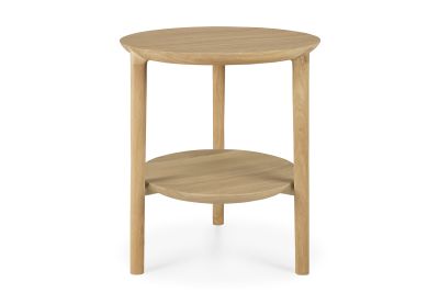 ETHNICRAFT OAK BOK SIDE TABLE 43x43x50