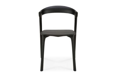 ETHNICRAFT BLACK OAK BOK DINING CHAIR 50x54x76