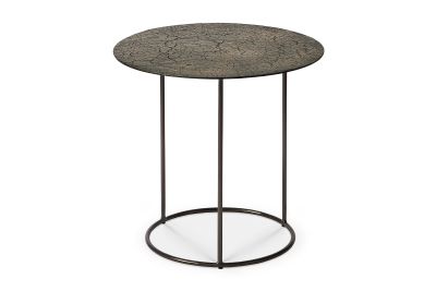 ETHNICRAFT CELESTE SIDE TABLE - LAVA WHISKY