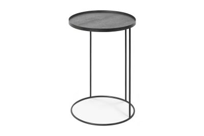 ETHNICRAFT ROUND TRAY SIDE TABLE - S