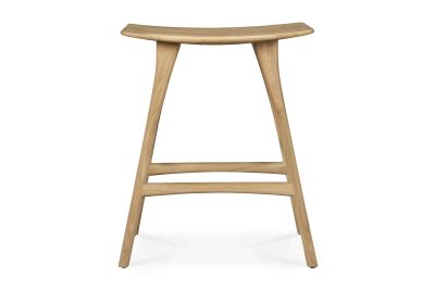 ETHNICRAFT OAK OSSO COUNTER STOOL 57x33x67