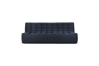 ETHNICRAFT N701 SOFA-3 SEATER-GRAPHITE 210x91x76