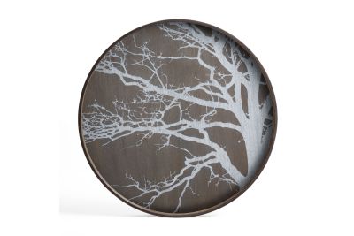 ETHNICRAFT TREE TRAY - WOOD - WHITE - 61x61x4