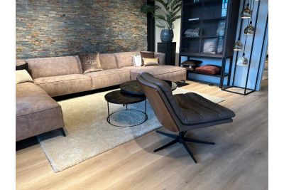 BARCA FAUTEUIL  LAGE RUG (WOOD IN BACK)