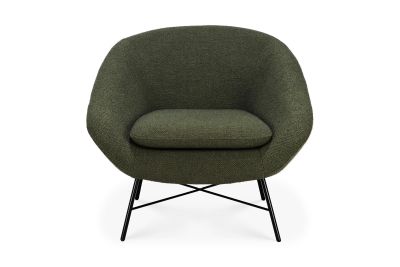 ETHNICRAFT BARROW LOUNGESTOEL | STOF PINE GREEN 