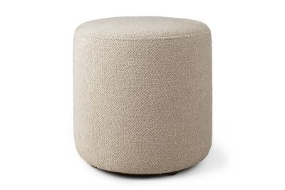 ETHNICRAFT BARROW POOF | OFF WHITE | 40X40X40 CM