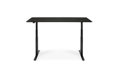 ETHNICRAFT BOK ADJUSTABLE DESK | BLACK OAK