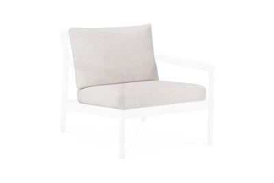ETHNICRAFT JACK OUTDOOR CHAIR + KUSSEN SET| WHITE