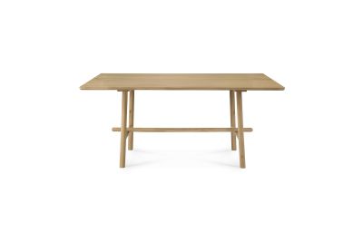 ETHNICRAFT OAK PROFILE DINING TABLE 180x100x76