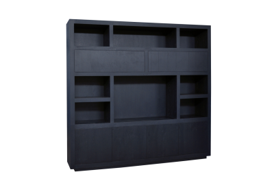  Vakkenkast HELDER 4drs 7vks 2klep tv-vak