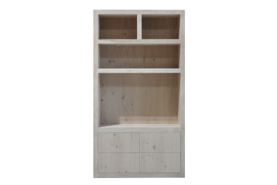 B Deel kast 4lade-tv gedeelte-3vaks 