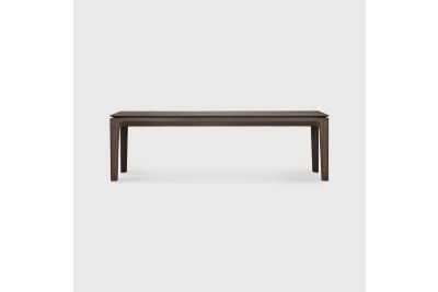 ETHNICRAFT BROWN OAK BOK BENCH 186x35x46 