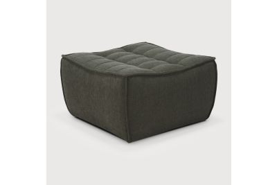 ETHNICRAFT N701 SOFA-FOOTSTOOL-MOSS 70X70X43