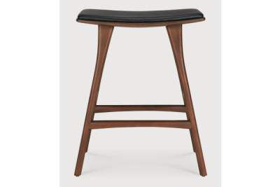 ETHNICRAFT TEAK BROWN OSSO COUNTER STOOL 57x33x69