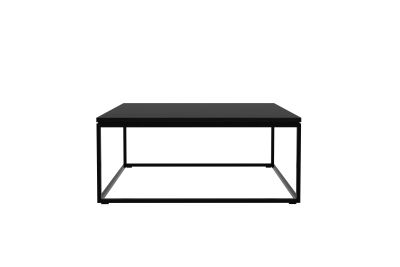 ETHNICRAFT THIN BLACK COFFEE TABLE 70x70x30