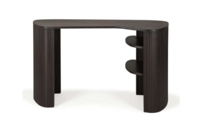 Roller Max desk varnished mahogany dark brown 