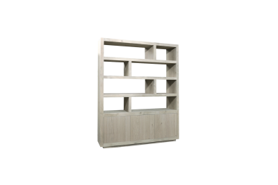  Vakkenkast HELDER 3drs (versprongen) EBK039