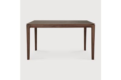 BOK DINING TABLE VARNISHED TEAK - BROWN 