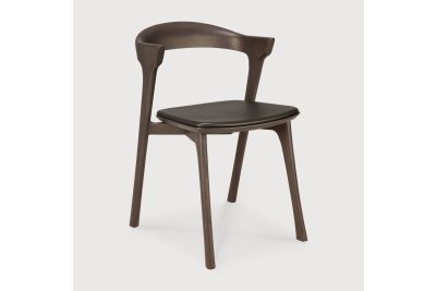 BOK DINING CHAIR - VARNISHED OAK - BROWN 