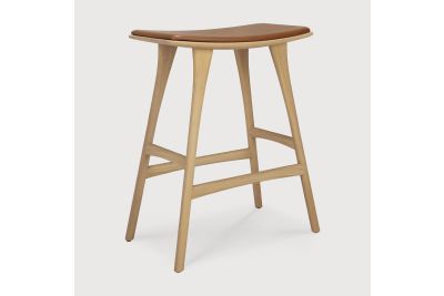 OSSO COUNTER STOOL - VARNISHED OAK 