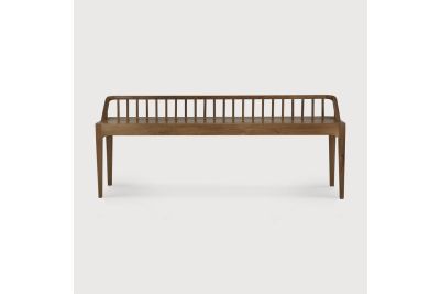 SPINDLE BENCH - RECLAIMED TEAK 150 x 35 x 60 14176