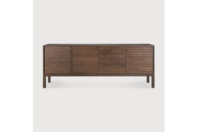 SONO SIDEBOARD - VARNISHED TEAK - LIGHT BROWN 