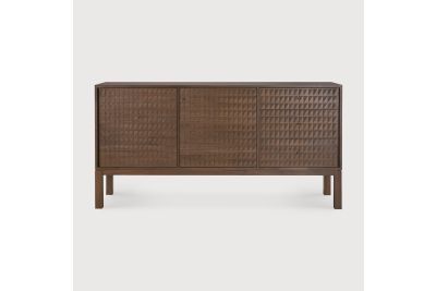 SONO SIDEBOARD - VARNISHED TEAK - LIGHT BROWN 