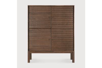 SONO SIDEBOARD - VARNISHED TEAK - LIGHT BROWN 
