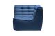 ETHNICRAFT N701 SOFA-CORNER-BLUE 91x91x76