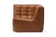 ETHNICRAFT N701 SOFA-CORNER-OLD SADDLE 91x91x76