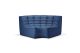 ETHNICRAFT N701 SOFA-ROUND CORNER-BLUE 120