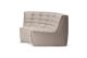 ETHNICRAFT N701 SOFA-ROUND CORNER-BEIGE 120