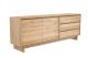 ETHNICRAFT OAK WAVE SIDEBOARD 2DOORS-3 DRAWERS 