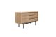 ETHNICRAFT OAK SHADOW SIDEBOARD 1 DOOR-3 DRAWERS