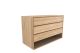 ETHNICRAFT OAK NORDIC CHEST OF DRAWERS - 3 DRAWERS