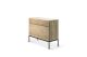 ETHNICRAFT OAK LIGNA SIDEBOARD 2 DOORS-2 DRAWERS