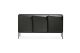 ETHNICRAFT BLACK OAK STAIRS SIDEBOARD-3 DOORS 150